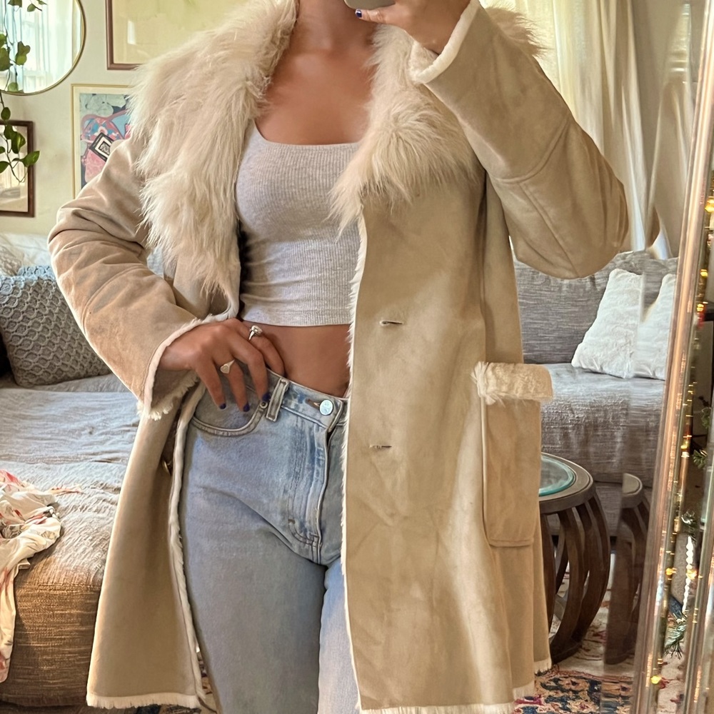 Guess furry jacket
